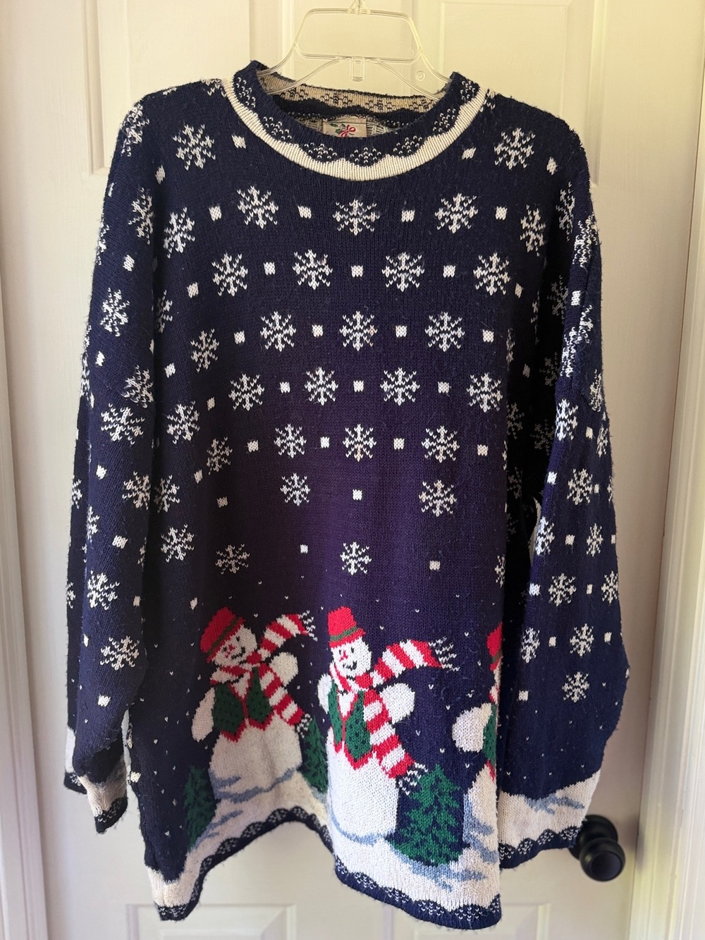 Vintage Nutcracker Holiday Christmas Winter Sweater 2X